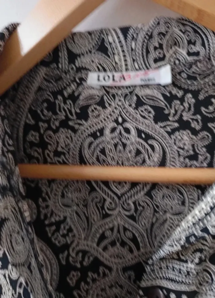 Superbe haut/tunique Lola Bis Paris t.36 100% viscose - photo numéro 4