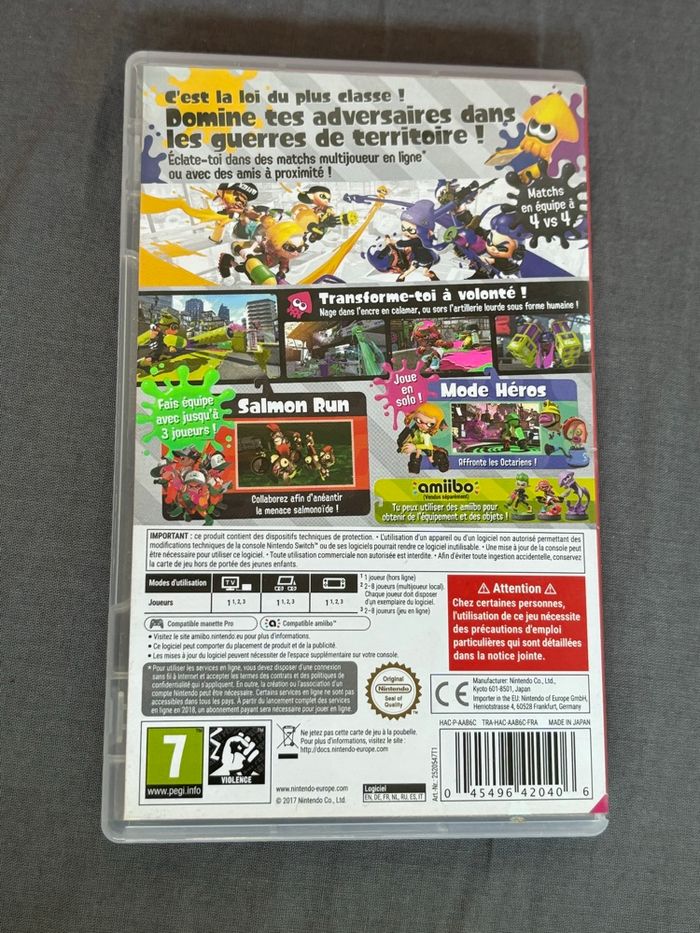 Splatoon 2 switch - photo numéro 2
