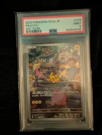 PSA 9 Pikachu Carte Pokemon Japonaise 173/165 AR sv2a Holo Pokemon Card 151