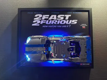Affiche Lego Technic - 2 Fast 2 Furious Nissan Skyline GT-R