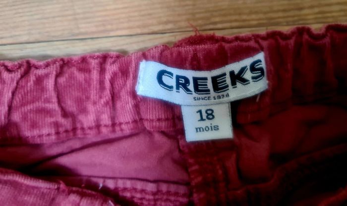 Lot de 2 pantalons en velours pour bebe fille. - photo numéro 4