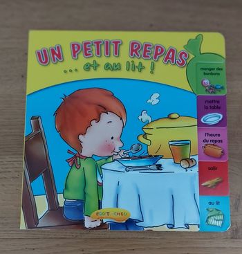 Un petit repas et au lit ! - livre cartonné