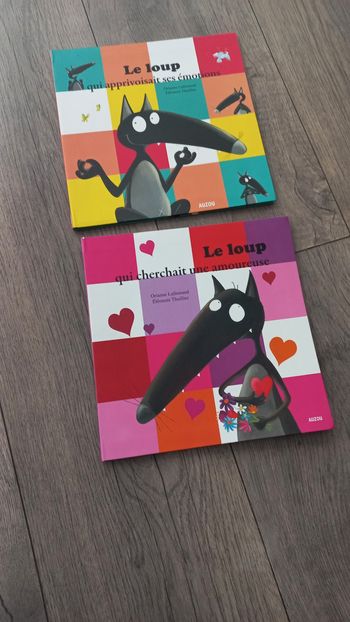 Lot de 2 livres pti.loup