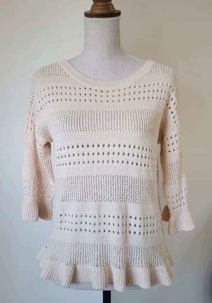 Pull beige écru Gémo Taille 36