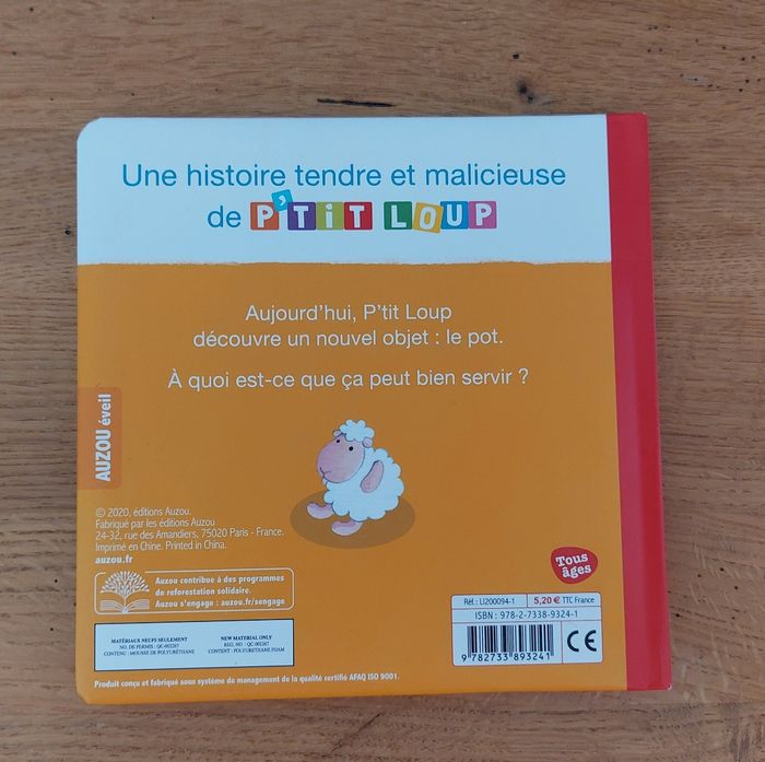 P'tit Loup va sur le pot - Auzou éveil - photo numéro 3