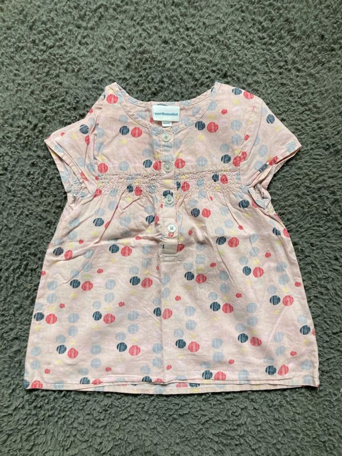 Teeshirt MC rose 18 mois