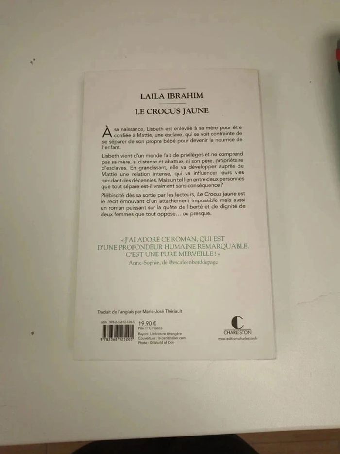 Livre le crocus jaune, laila ibrahim - photo numéro 2