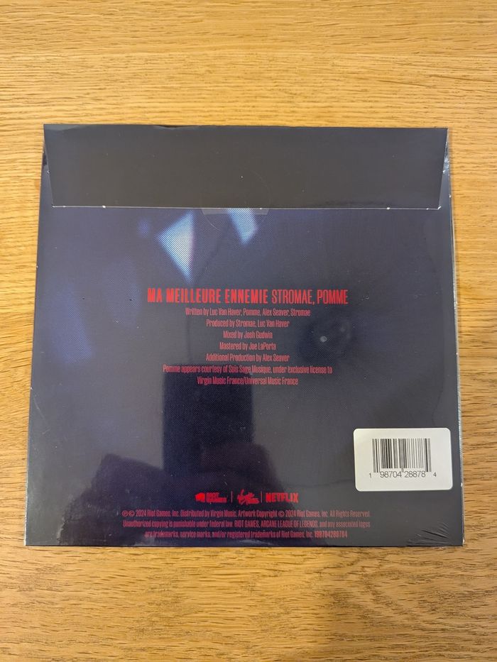 Ma Meilleure Ennemie - Stromae Pomme - Arcane - Vinyle 7'' Rose - Neuf Blister - photo numéro 2