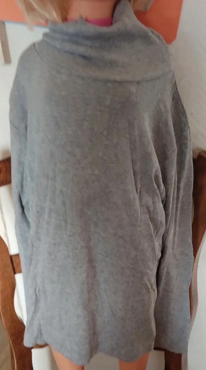 Tee shirt manche longue Col roulé - photo numéro 4