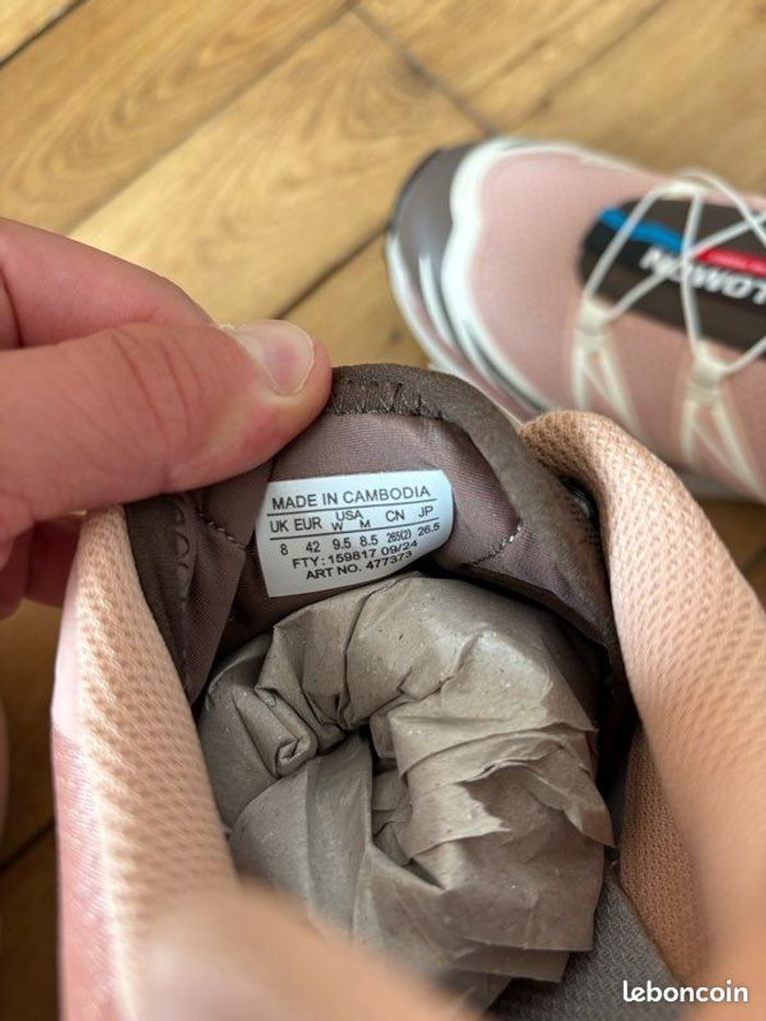 Salomon XT-6 Mahogany Rose / Marrons - Taille 42 - photo numéro 8