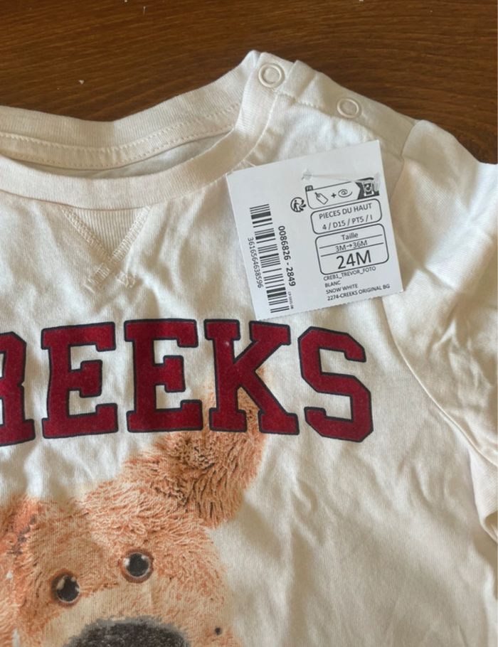 2 tee shirts garçon Creeks et LH - photo numéro 3