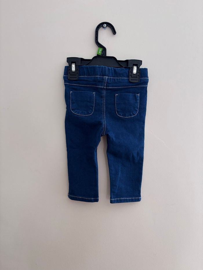 Pantalon jean stretch Obaïbi – 12 mois / 74 cm - photo numéro 2