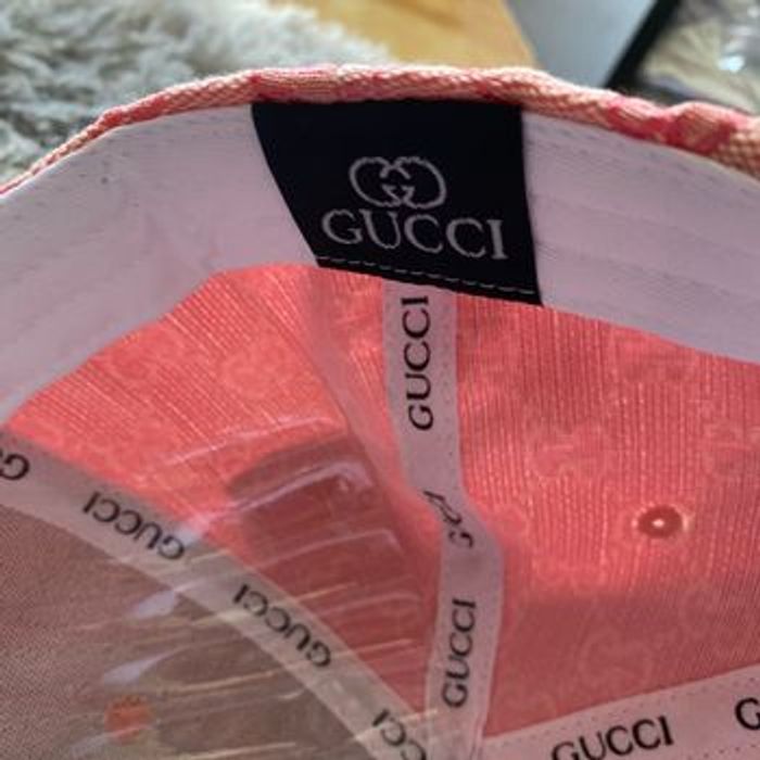 Casquette gucci rose - photo numéro 8