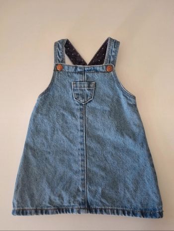 Robe salopette jean