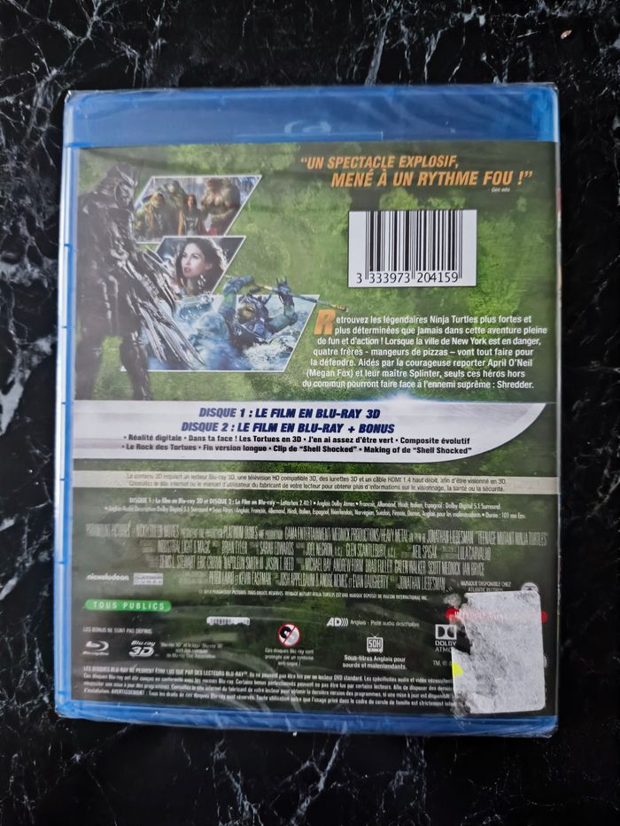 Ninja Turtles 3D (neuf) en Blu-ray - photo numéro 2