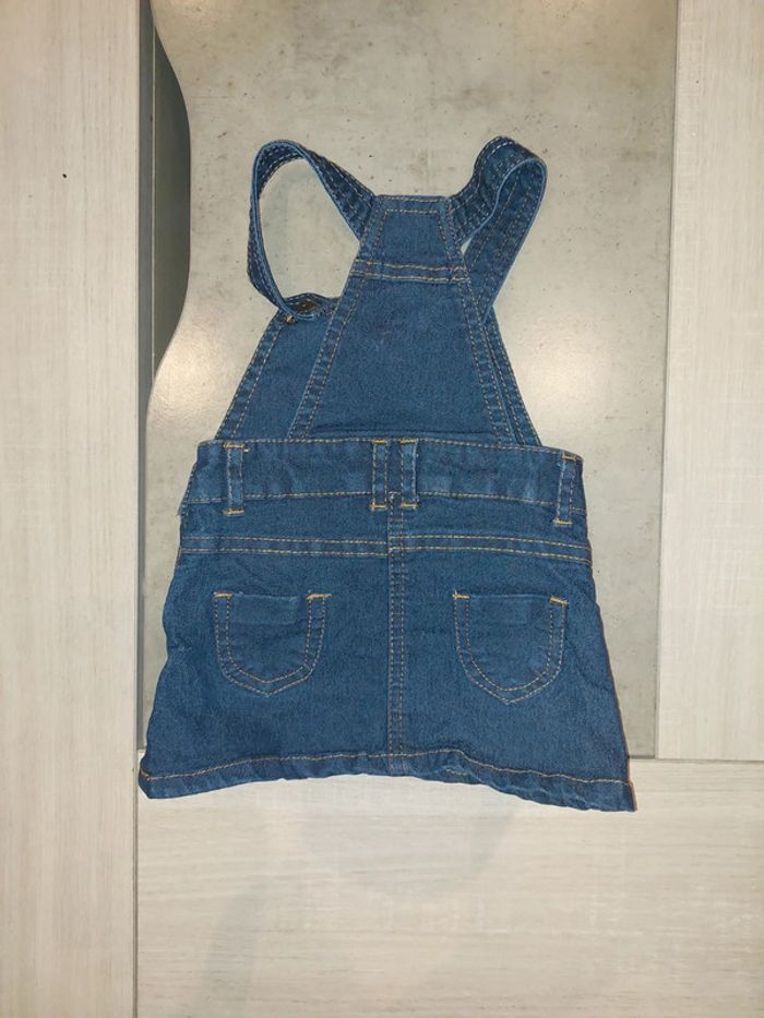Salopette robe en jean souple / Tissaia / 3mois - photo numéro 2