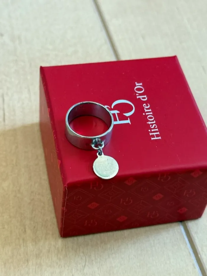 Bague argent rhodie « Cecil » Histoire d’Or taille 52 - photo numéro 3