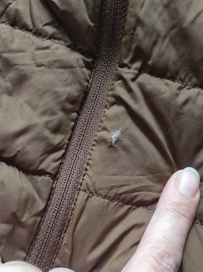 Veste duvet marron taille L - photo numéro 9