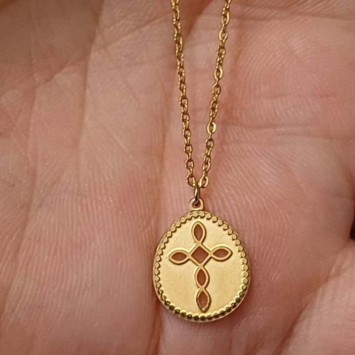 Collier zag en acier inoxydable 24cm +5