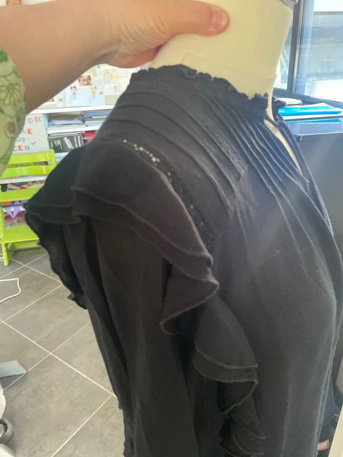 Haut phildar noir taille 40 - photo numéro 7