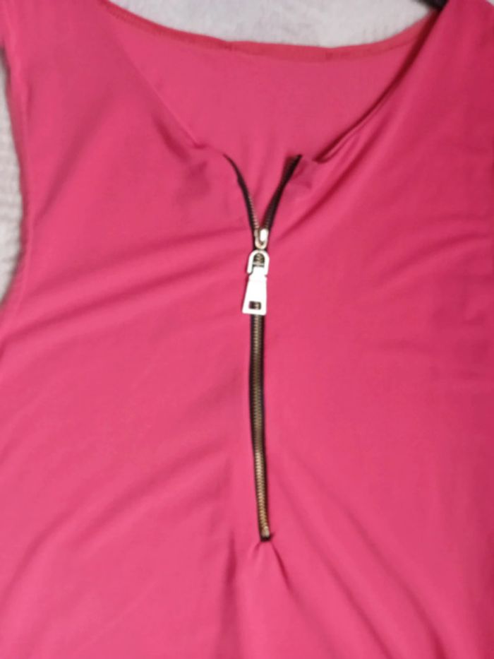 Robe Tunique Eté Fushia S/36 - photo numéro 3