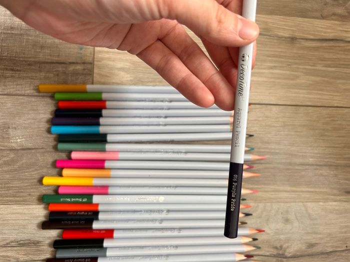 Lot de 24 crayons de couleurs, decotime, neuf - photo numéro 4