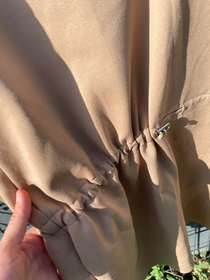 Robe mi-saison marron clair Primark XS – Manches longues - photo numéro 3