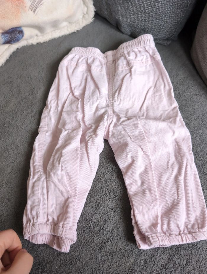 Pantalon fille avec ouverture 9 mois - photo numéro 4