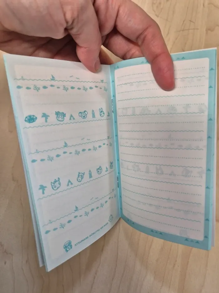 Mini carnet memo Animal Crossing Ichibankuji - photo numéro 4