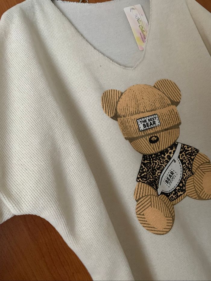 Blouse tendance teedy bear - photo numéro 2