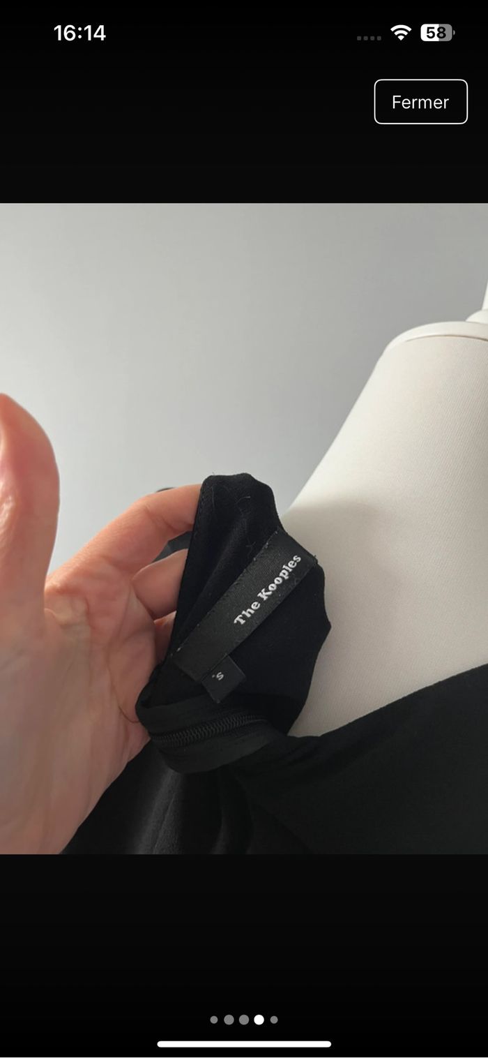 Robe noire The Kooples S - photo numéro 4
