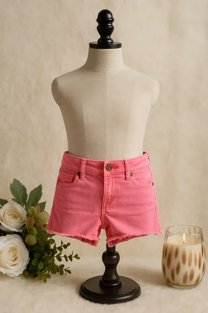 💜Mini short Mango rose délavé - 6 ans TBE 💜