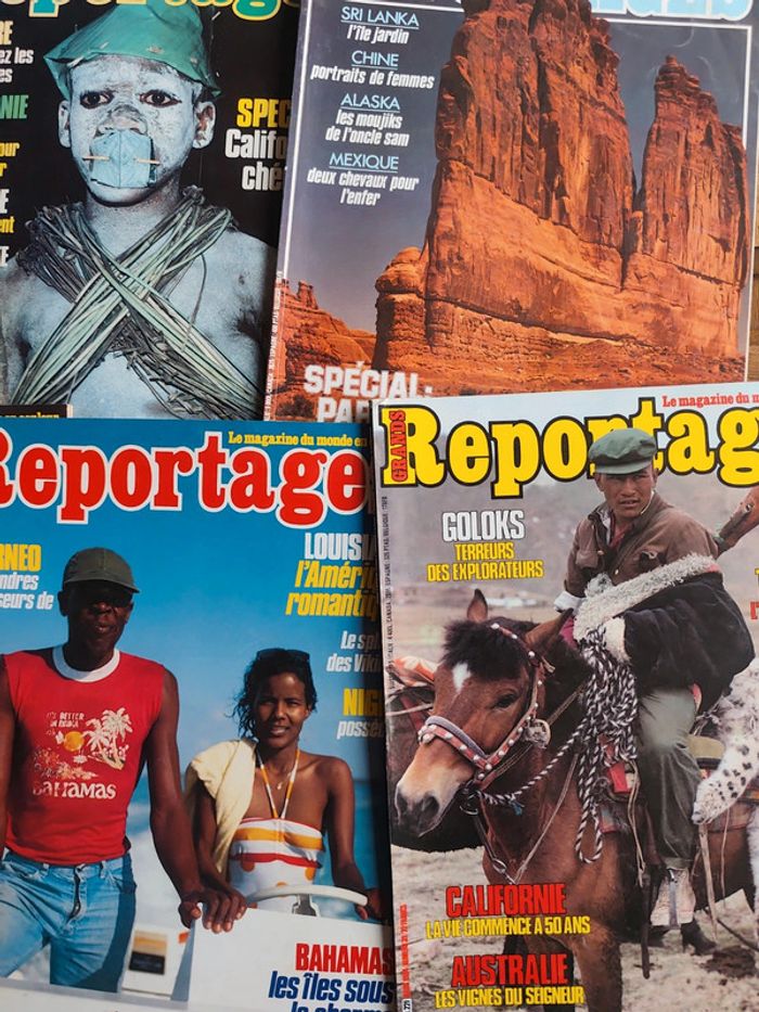 Lot de 6 anciens magazines Grands Reportages 1984 - photo numéro 3