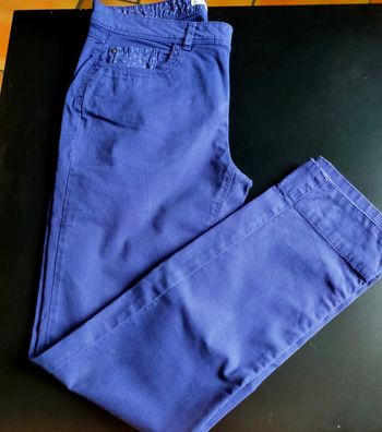 Pantalon camaïeu bleu
