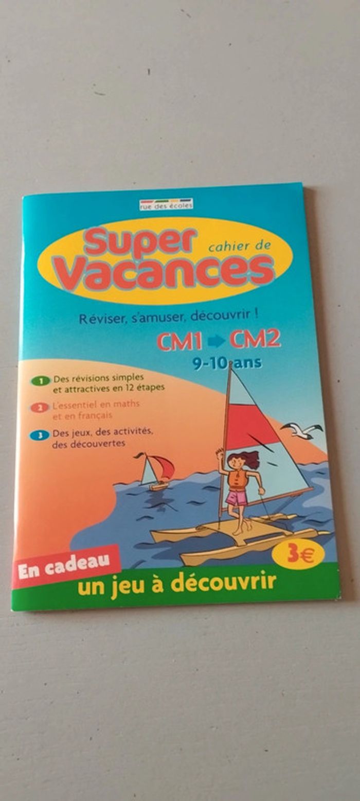 Cahier de vacances CM1/CM2