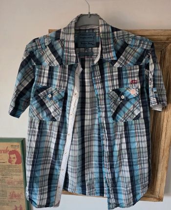 Chemise à carreaux