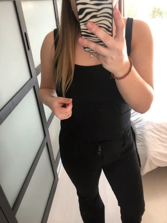 pantalon noir ici et maintenant femme 38 - photo numéro 3