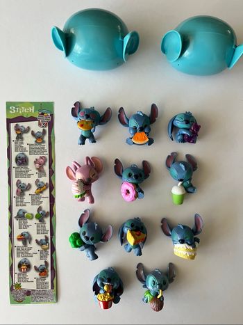 Lot ou à l’unité figurines Stitch feed me série 3