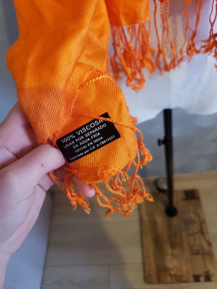 Foulard 🎀 orange citrouille 3euros - photo numéro 6