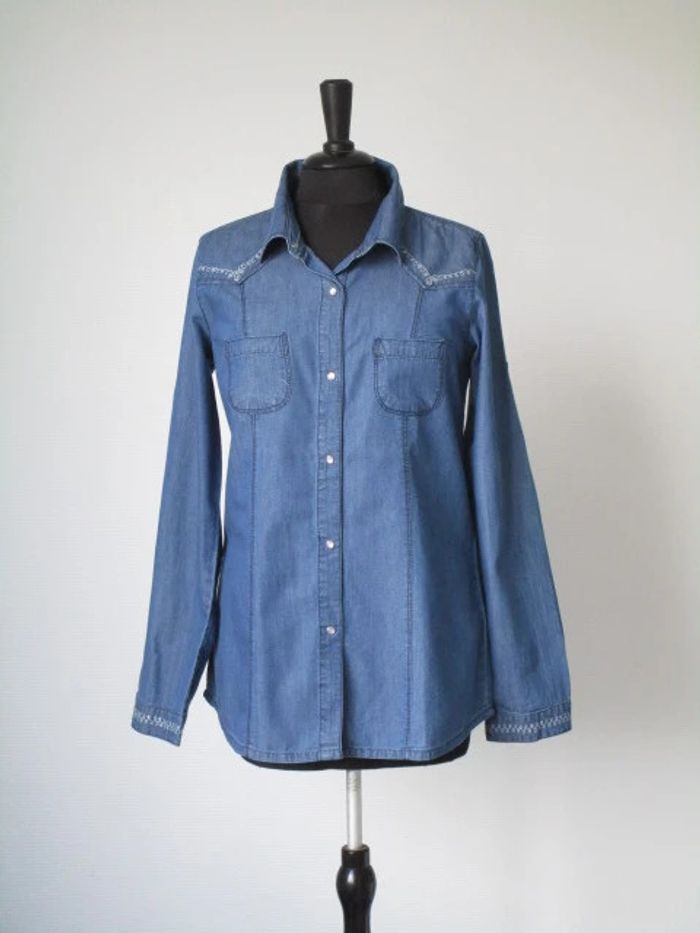 Chemise jean bleu Jac Jac 36 NEUVE