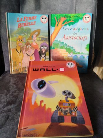 Lot de 3 livres Disney