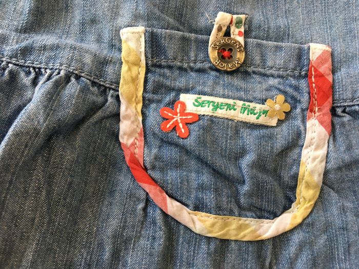 Robe en jean sergent major - photo numéro 3