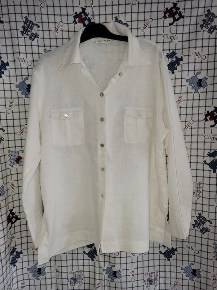 Chemise lin Maud et Melanie t 46