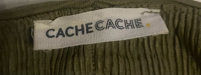 Jupe-short »Cache-Cache »vert kaki - photo numéro 8