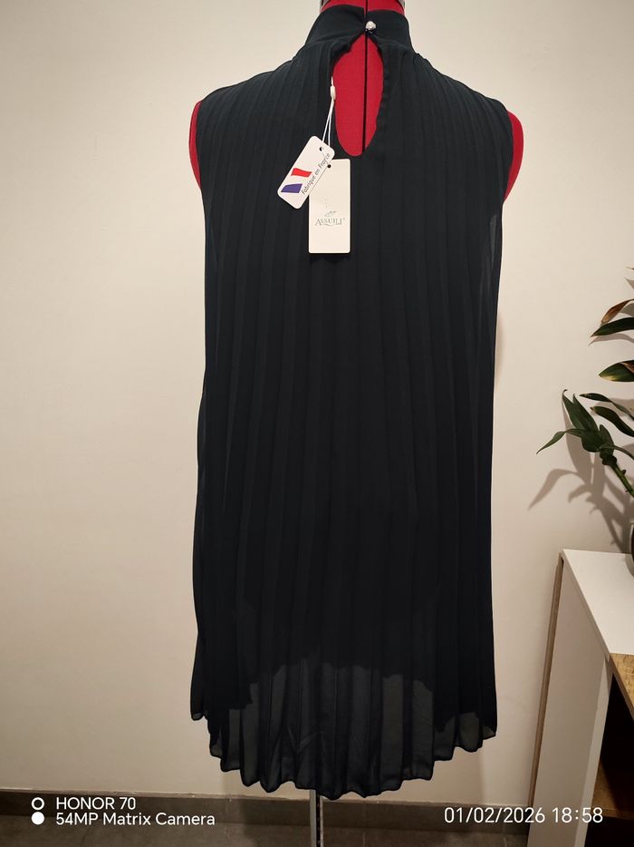 Robe plissée en soie - photo numéro 6