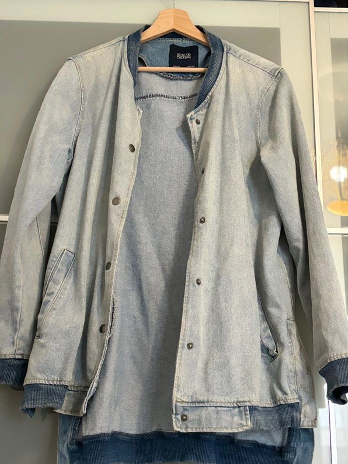 Veste en jeans oversize Zara - photo numéro 18