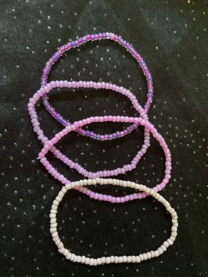 Bracelets dégradés violets - photo numéro 2