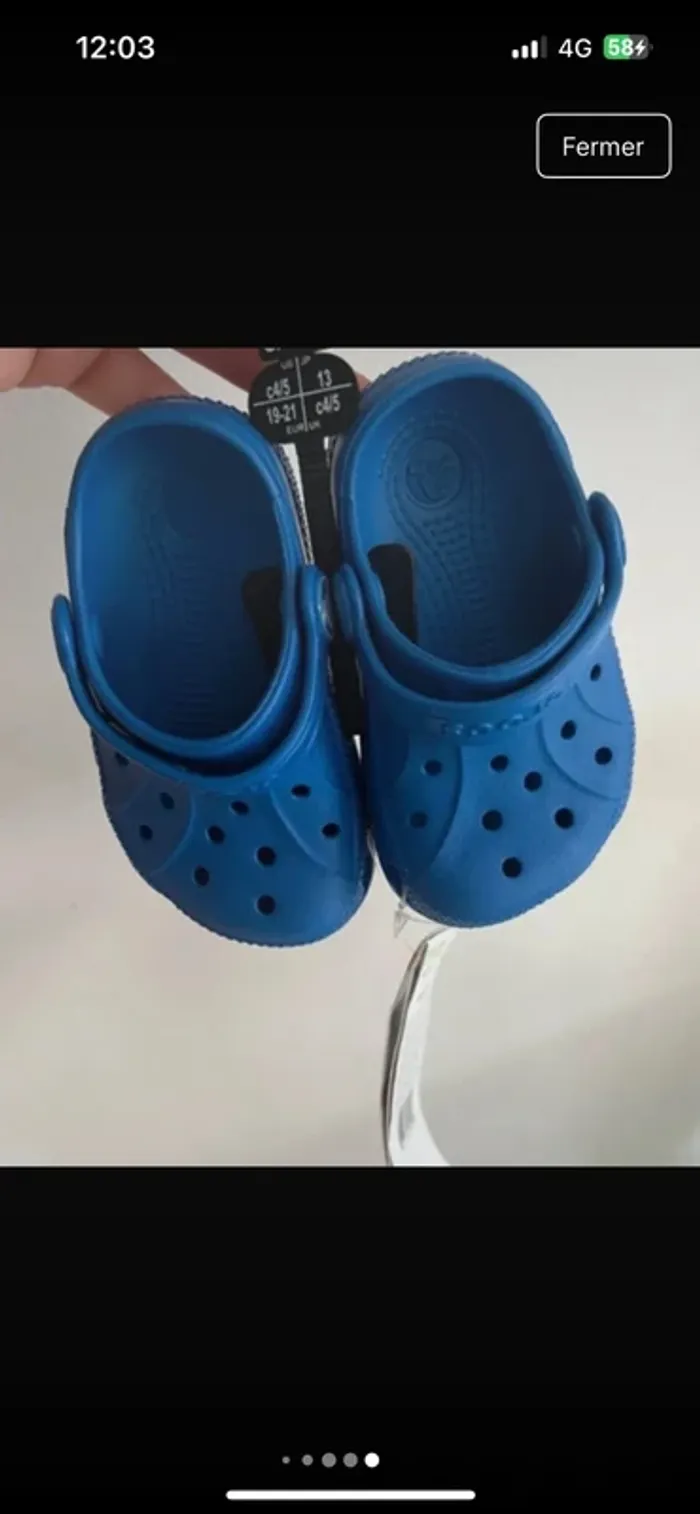 đ Crocs bĂ©bĂ© neuves avec Ă©tiquette 19/21 - photo numĂ©ro 11