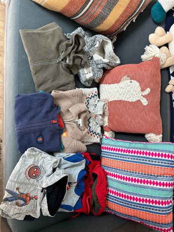 Lot de vestes zippées