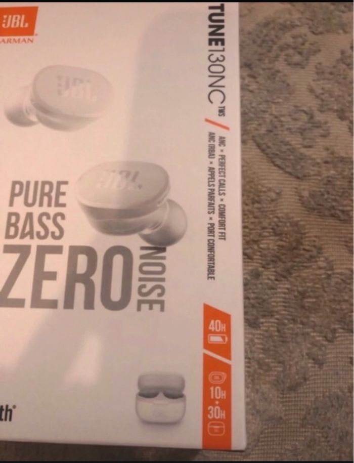 Écouteur Bluetooth jbl 130nc pure bass zéro noise - photo numéro 2